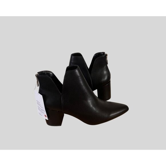 Aqua College Womens Ankle Fashion Boot Back Zipper Black Size 9M NWB - Picture 3 of 7